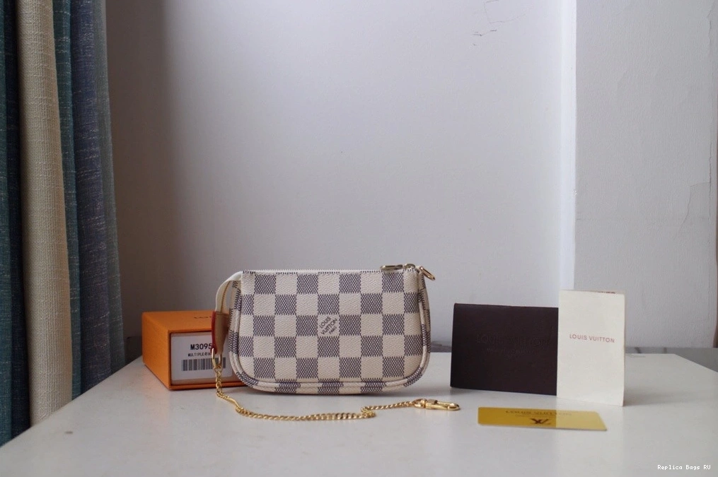 Affordable VUITTON LOUIS MINI ACCESSOIRES POCHETTE 0725
